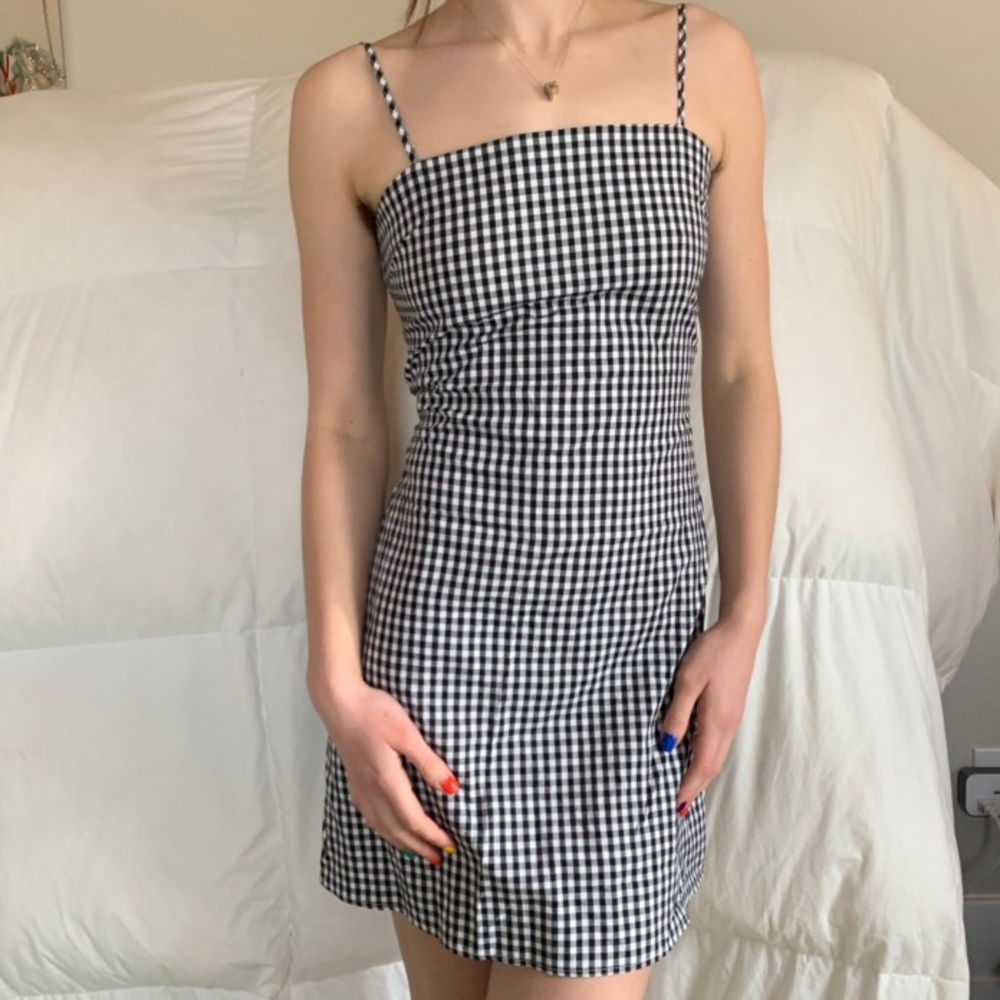 Paper Closet | Gingham Print Dress